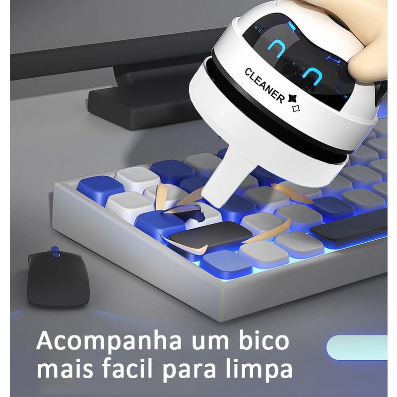 Mini Aspirador De Mesa Limpador Pó Teclado Migalhas  Qaulidade